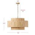 thumbnail image 5 of Modern Home geometric Pendant Light, 4-Light Industrial Minimalist Handwoven Boho Chandelier for Living Room Kitchen Bedroom Hallway, 5 of 7