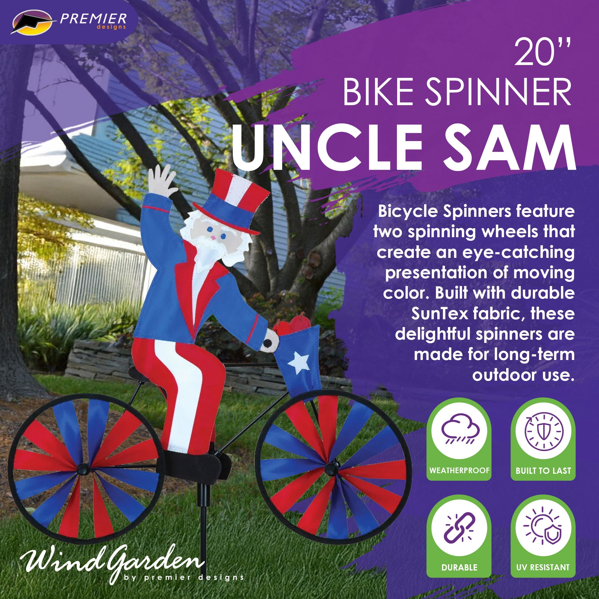 Bike Spinner Uncle Sam 20