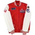 thumbnail image 2 of NFL Womens Super Bowl LIII Varsity Jacket, Red, Large, 2 of 3