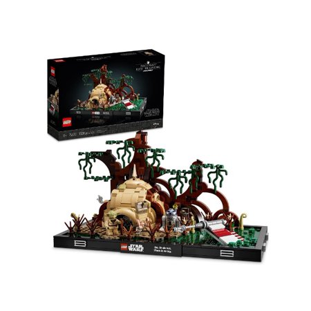 LEGO 75330 Star Wars Dagobah Jedi Training Diorama Building Set, 1,000 Pieces