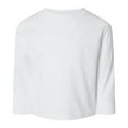 thumbnail image 6 of Toddler Cotton Long Sleeve Basic Tee Shirts, WHITE, 2T, 6 of 8