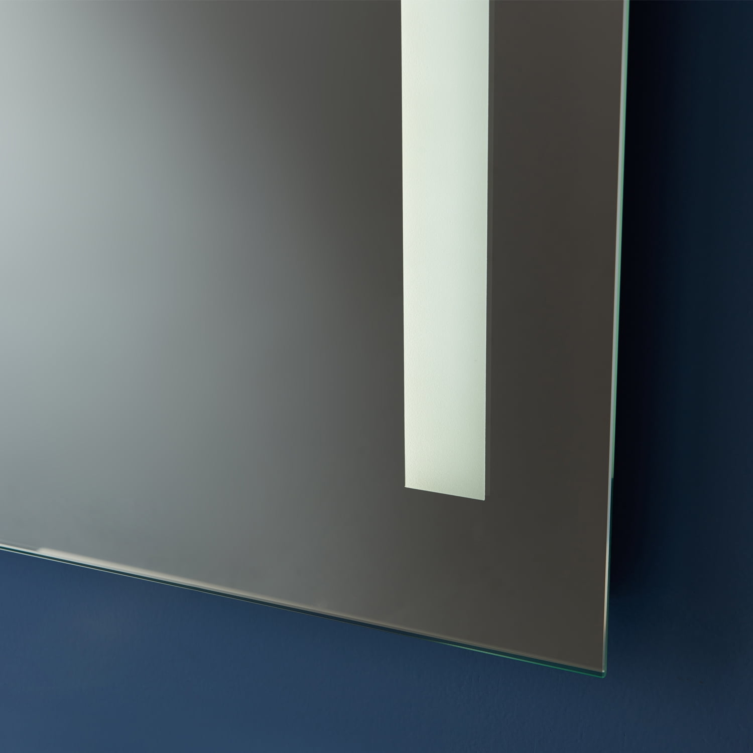 Vinnova 48" Rectangle LED Bathroom Vanity Mirror, Clear