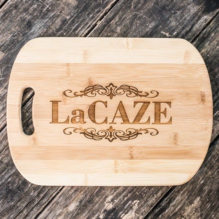 PERSONALIZED LOGO Cutting Board 14''x9.5''x.5'' Bamboo PERSONALIZED LOGO Cutting Board 14''x9.5''x.5'' Bamboo
