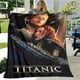 thumbnail image 1 of Manta estampada Titanic Leonardo DiCaprio, manta cálida, suave y cómoda, manta de cama de viaje para el hogar, manta de picnic, regalo de cumpleaños, 1 of 4