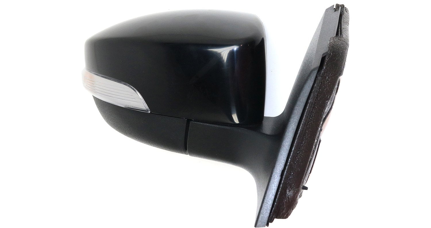 Mirror Compatible With 2012-2014 Ford Focus Right Passenger Side Heated w/ Blind Spot Detection in Glass In-housing Signal Light Paintable Kool-Vue
