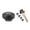 Black, variant on Yihuala Steel Tongue Drum 6 Inch 8 Tone Key-Lotus Empty Drum Muscial Instrument Accessories With Drum Mallets Carry Bag