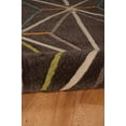 thumbnail image 6 of Trio Prisma Charcoal Multi Area Rug 5x7 Transitional Modern Design Soft Touch, 6 of 6