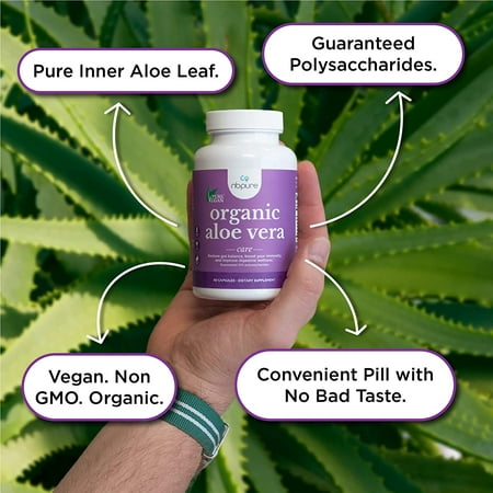 NB Pure Aloe Vera (10% polysaccharides) 30 Veg Caps