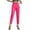 Hot Pink, variant on Summer Palazzo Pants for Women 2025 Casual Elasticity Slim Fit High Waist Solid Color Small Feet Ankle Flowy Trendy Casual Lounge Boho Beach Trousers