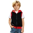 thumbnail image 3 of Liyamei Kids Zip Up Sleeveless Vest for Fall Casual Outerwear Layering Size 11-12 Years, 3 of 6
