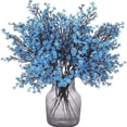 thumbnail image 2 of Xiao Hua Paquete de 6 flores artificiales de seda europeas para decoración de bodas, fiestas, ramos de tacto real, bricolaje, hogar y jardín (rojo), 2 of 5
