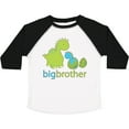 thumbnail image 3 of Inktastic Happy Dinosaur New Big Brother Boys Toddler T-Shirt, 3 of 5