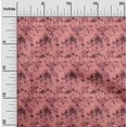 thumbnail image 2 of oneOone Georgette Viscose Peach Fabric Abstract Floral Sewing Craft Projects Fabric Prints By Yard 42 Inch Wide, 2 of 5