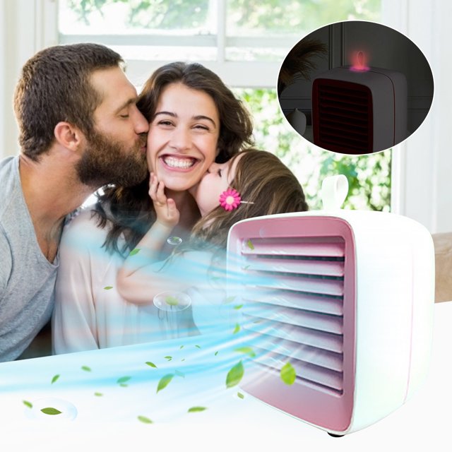 Up to 65% off USB Mini Air Cooler Portable Desktop Cooling Fan Student Dormitory Air Condition