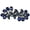 French Navy Blue, variant on Vintage Sparkly Hair Barrettes, Decorative Hair Clips French Navy Blue Rhinestone Barrettes, Crystal Flower Hair Pins Hair Accessories for Women Girls
