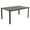 Brown, variant on Kozyard Coolmen Outdoor Square Wrought Iron Frame Metal 6-Person Dining Table (Grey)