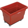 thumbnail image 2 of Global Industrial Plastic Bulk Box Truck 6 Bushel Steel Chassis Base Red, 2 of 5