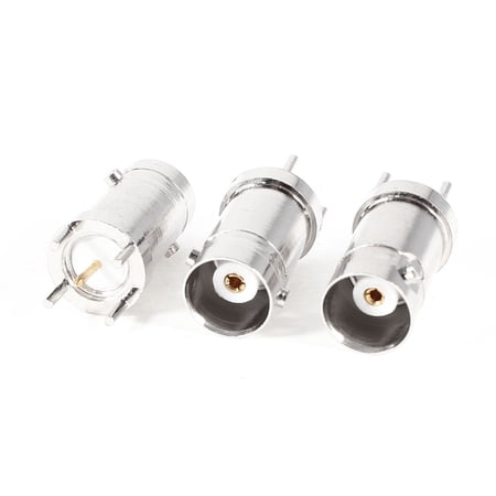Unique Bargains 3 x Straight BNC Female Jack Vertical PCB Mount RF Connector Adapter price history on PriceWatchPro