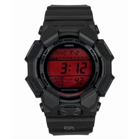 Casio G-Shock Digital Resin Strap Quartz GD-010BBR-1 200M Men's Watch