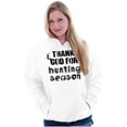 thumbnail image 4 of Thank God For Hunting Season Sport Unisex Plus Fleece Graphic Hoodie Brisco Brands 4X, 4 of 5