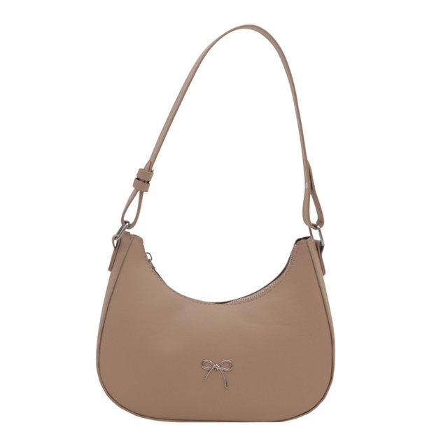 Bolso Mano para Axila Hombro Con Forma Media Lindo Lazo Moderno Mujeres Y Niñas