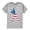 ATHLETIC HEATHER, variant on Instant Message - Baseball Player Silhouette Flag - Youth Boys Short Sleeve Graphic T-Shirt