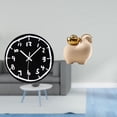 thumbnail image 2 of Reloj de pared,Reloj de pared silencioso y decorativo que no hace tictac,Reloj moderno de 12 pulgadas para pared de casa o oficina,sencillo.,Mini estatua de animal,Mini estatua de animal para, 2 of 8