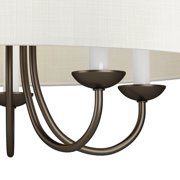 Progress Lighting - Five Light Chandelier - Chandeliers - Drum Shade 5-Light