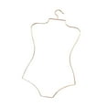 thumbnail image 2 of 4x Alambre de metal Forma del cuerpo Traje de baño Percha para traje de baño Niñas Organizador de guardarropa Ropa de playa unisex Estante Perch Soledad Percha de exhibición de traje de baño, 2 of 10