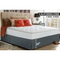 thumbnail image 2 of Faldón de cama Utopia Bedding California King de microfibra gris, 2 of 6