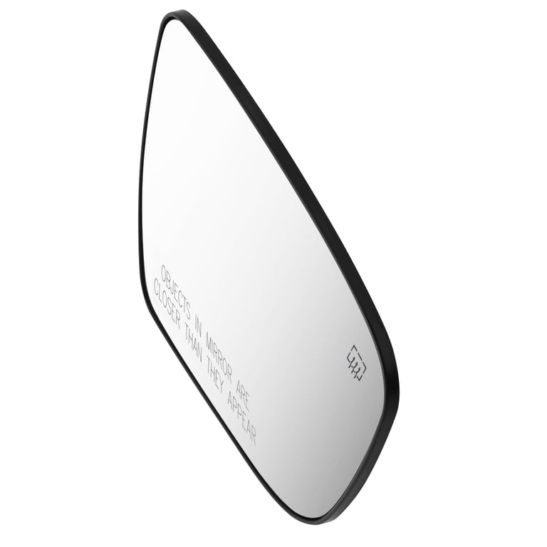 BMW Left Side Heated Mirror Glass Replacement For 2009-2019 2 3 4 5 6 7 Series & X1 - Driver Side Only, 2-PIN Connector