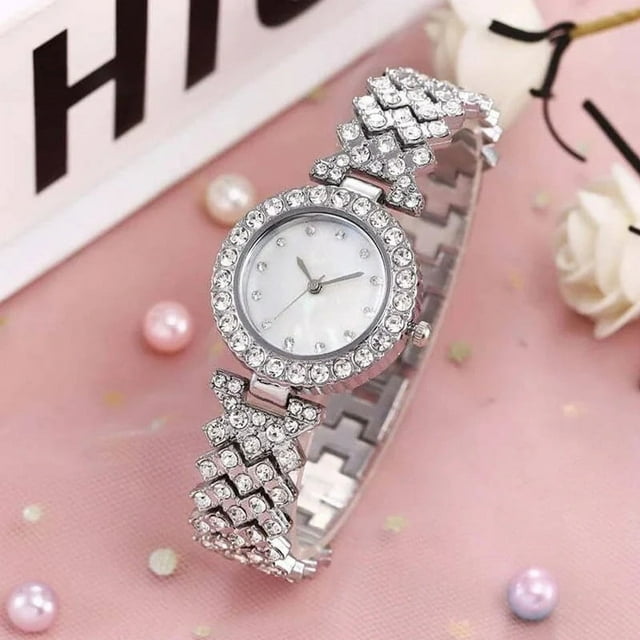 EGNMCR Ensemble de Montres de Luxe en Strass Support de Montre