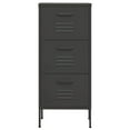 thumbnail image 3 of vidaXL Storage Cabinet Freestanding File Cabinet with Drawers for Office Steel, 3 of 11