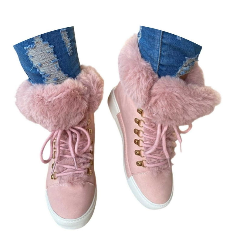 Gyexs Women's Snow Boots, Womens Winter Shoes Wide, Wide Calf