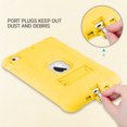 thumbnail image 5 of ULAK iPad mini 3 2 1 Case, Heavy Duty Three Layer Shockproof Sturdy Case with Kickstand for Apple iPad Mini 1st 2nd 3rd Generation for Kids, Yellow, 5 of 8