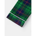 thumbnail image 5 of Family Matching Christmas Pajamas Plaid Long Sleeve Tops and Pants Sleepwear Set, 5 of 10