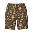 thumbnail image 5 of Rocae Mushrooms and Autumn for Men's Swim Trunks Quick Dry With Two Side Pockets and One Lined Patch PocketSmall, 5 of 9