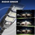thumbnail image 3 of Farolas solares FOWSEEK 6500K, paquete de 2 con sensor de movimiento, 3 of 8