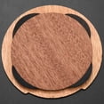 thumbnail image 5 of 3X Guitar Wooden Soundhole Sound Hole Cover Block Feedback Buffer Mahogany Wood for EQ Acoustic Folk Guitars 7, 5 of 8