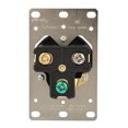 thumbnail image 4 of Toma de corriente, NEMA6-30R 30A 250V Toma de corriente industrial con orificios Toma de corriente industrial de grado profesional, 4 of 6