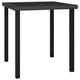 thumbnail image 3 of Conjunto de comedor para jardín Casafoyer de ratán sintético negro, 5 piezas, 3 of 5