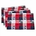 thumbnail image 3 of SARO 1776.M1672B 16 x 72 in. Rectangular Checkered Table Runner with Stars Design - Multi Color, 3 of 4