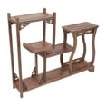 thumbnail image 4 of Wooden Antique Shelf Curio Display Rack Tea Canister Display Stand Home Decor, 4 of 8