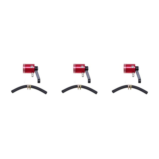 Maytalsory Réservoir de Fluide Durable pour Huile Fluide - Universel et Élégant Ensemble d'Aérographe Durable et Longue Durée Rouge 3ensemble