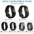thumbnail image 6 of MYKOMI Compatible with Fitbit Charge 6 / Fitbit Charge 5 Bands, Soft Silicone Replacement band for Women Men, 6 of 8