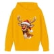 thumbnail image 4 of Sudaderas con capucha para niños y niñas, sudaderas casuales de manga larga, lindas sudaderas de gran tamaño con bolsillo de polar, chaquetas para niñas, 4 of 4