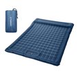 thumbnail image 1 of TOMSHOO TOMSHOO Customizable Double Inflatable Sleeping Pad with Built-in Pump, Water-Resistant, Compact & Lightweight for Camping, Hiking, Travel - Dark Blue, 1 of 1