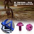 thumbnail image 3 of GUB G-510 - 2 tornillos para portabidón de bicicleta (M5 x 12 mm, morado), 3 of 9