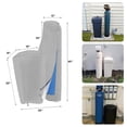 thumbnail image 2 of Covers & All Water Softener Outdoor Cover, Waterproof, Anti UV & Tear Proof Filter Tank Cover with Handle, Zippers & Air Vents (40" H x 30" W x 16" D Inches, Gray), 2 of 7