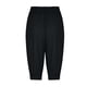 thumbnail image 4 of Puntoco Pantalón Largo Medio De Lino De Color Liso De Verano De Cintura Alta Para Mujer Negro Xxl, Regalo Para Mujer, 4 of 5